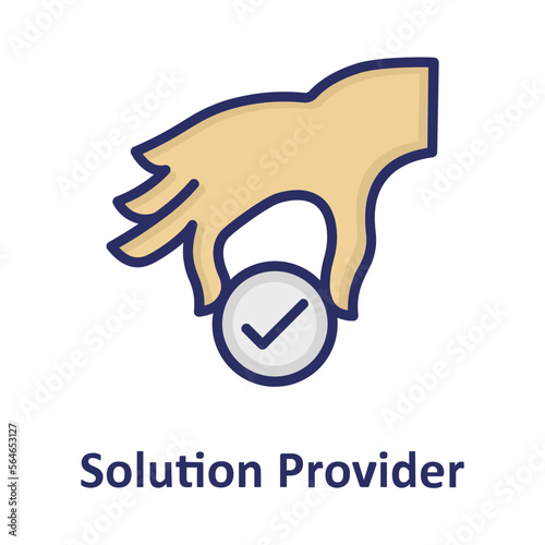Accepted, approval  Vector Icon which can easily modify or edit

