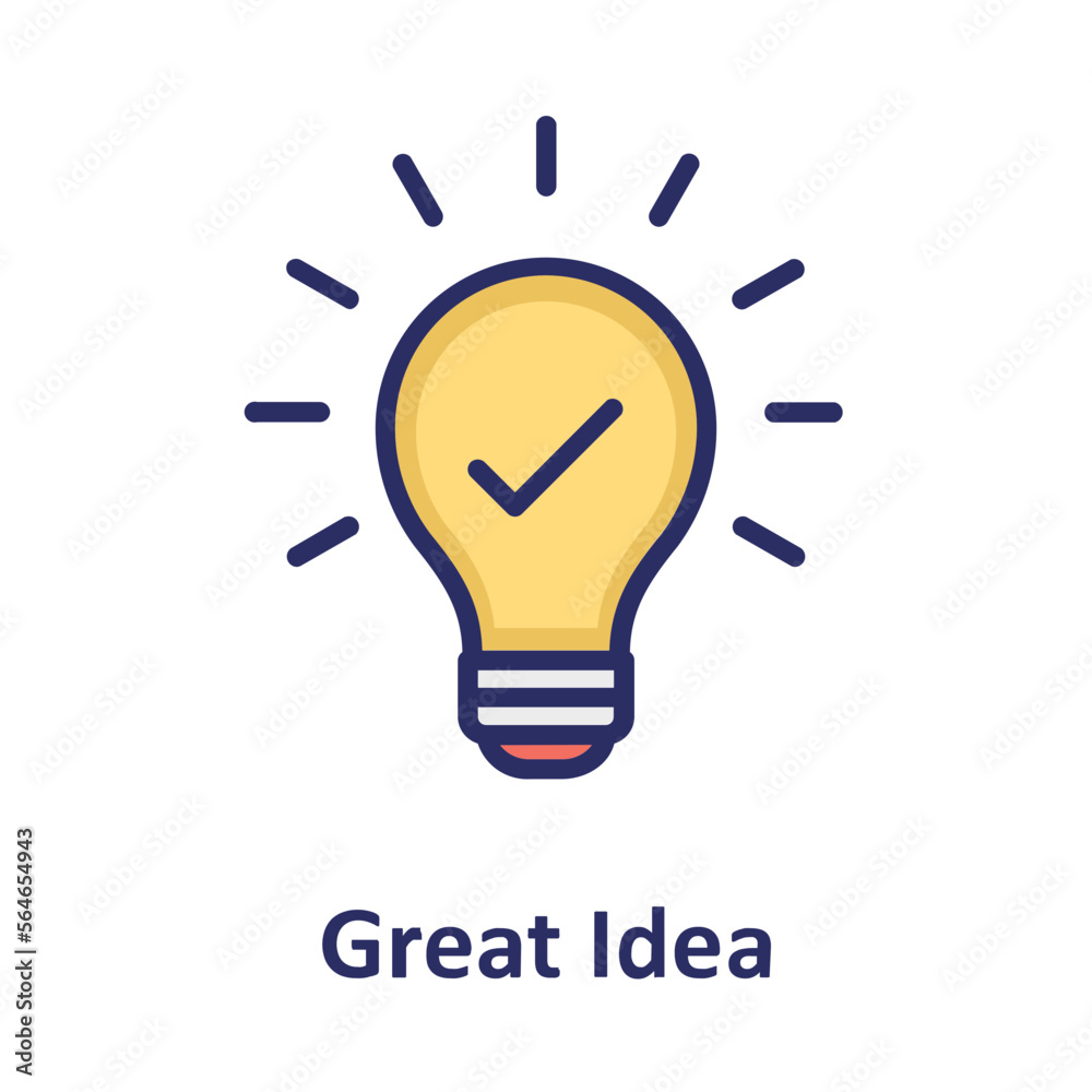 Bulb, great idea Vector Icon Fully Editable
Bulb, great idea Vector Icon Fully Editable