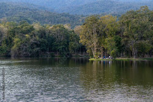A large public park in Ang Kaew, Chiang Mai University
