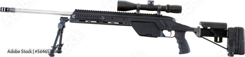 Obraz na płótnie Precision centerfire rifle with a riflescope w salonie