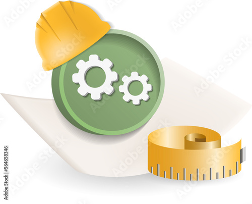 Engineering Development icon. 3d illustration from engineering collection. Creative Engineering Development 3d icon for web design, templates, infographics and more