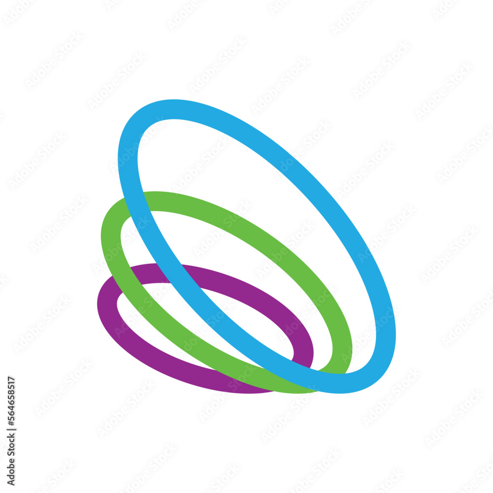 Rings of colors radiating effect Rings of colors radiating effect