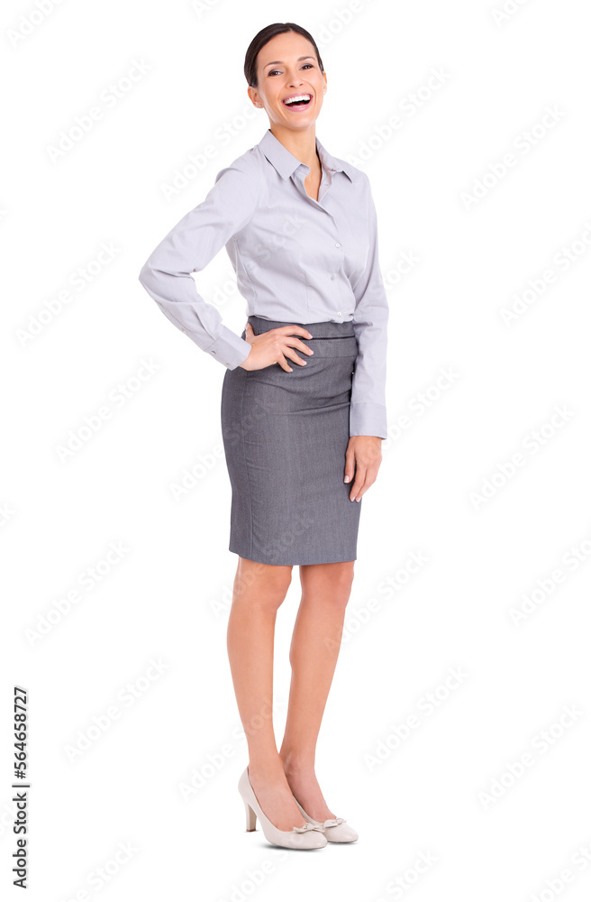An attractive businesswoman in a business formals standing with her right hand on her waist isolated on a PNG background. An attractive businesswoman in a business formals standing with her right hand on her waist isolated on a PNG background.