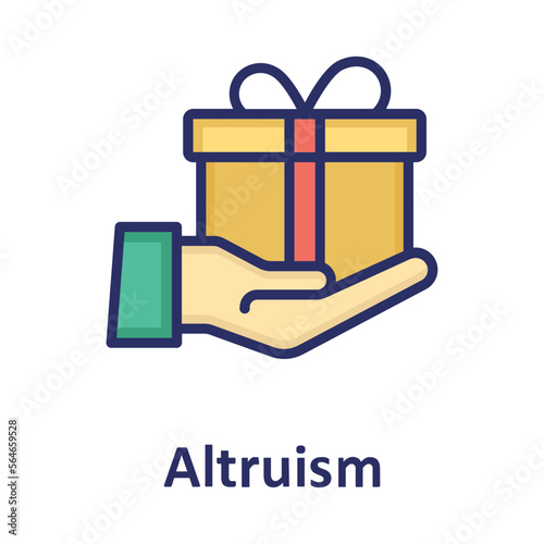 Altruism, care Vector Icon
