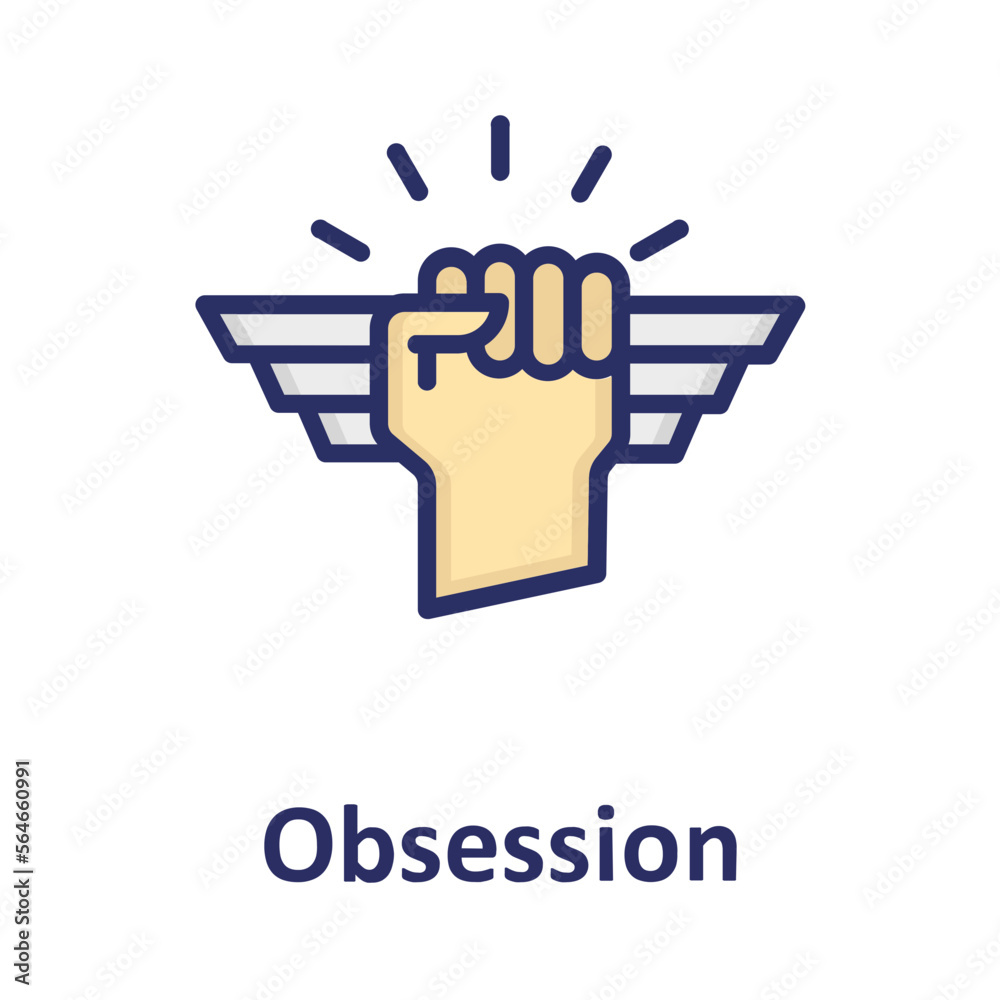 Fototapeta premium Fist, grip Vector Icon