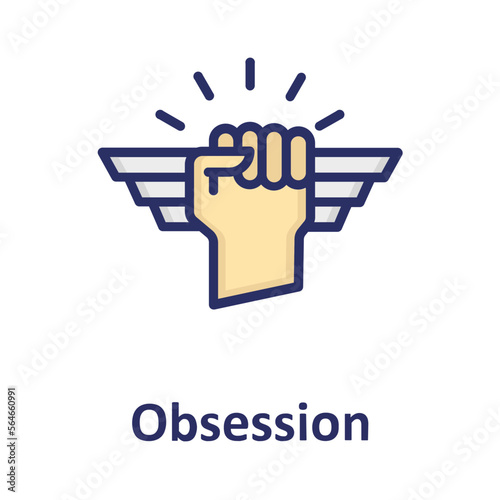 Fist, grip Vector Icon

