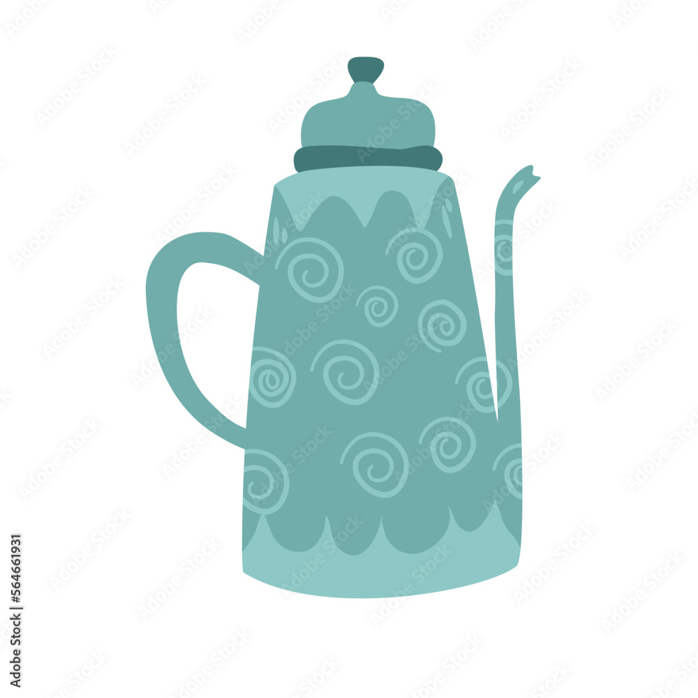 Obraz premium patterned traditional teapot