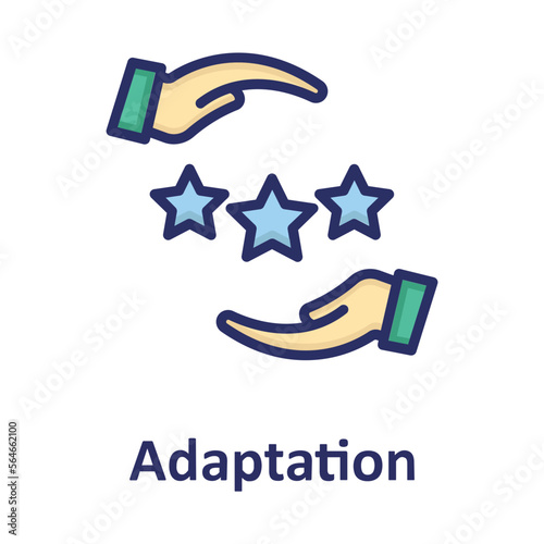 Adaptation, adjustment Vector Icon
