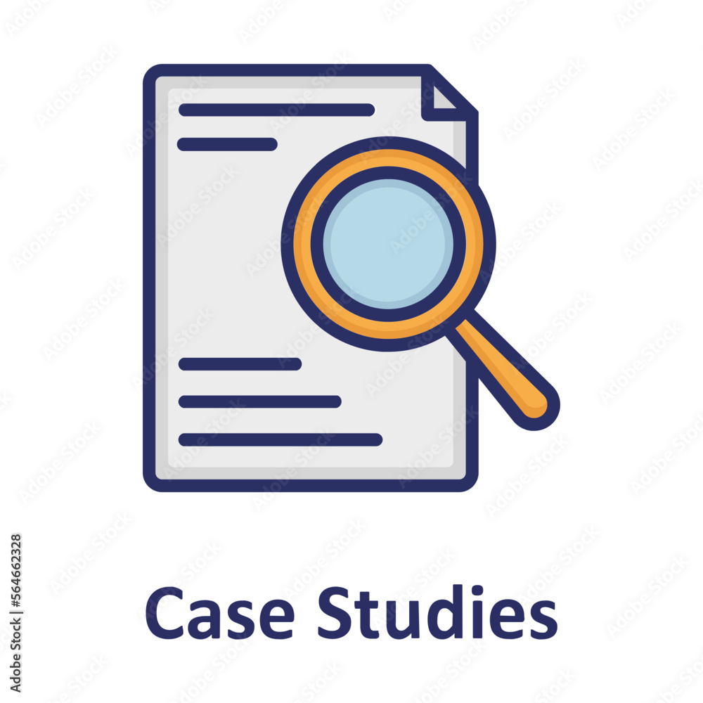 Analysis, case studies Vector Icon
Analysis, case studies Vector Icon