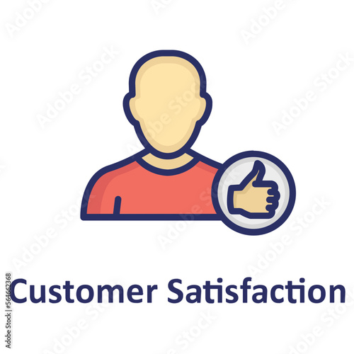 Customer satisfaction, feedback Vector Icon
