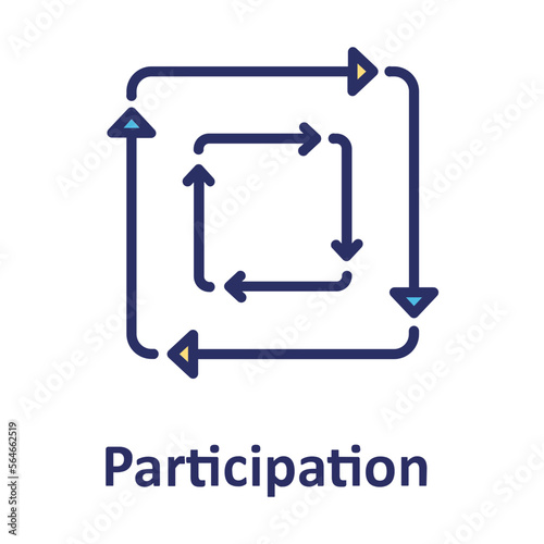 Marketing, participation Vector Icon
