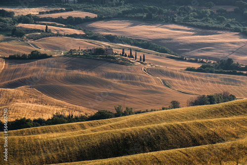 Rolling hill in the Tuscany countryside