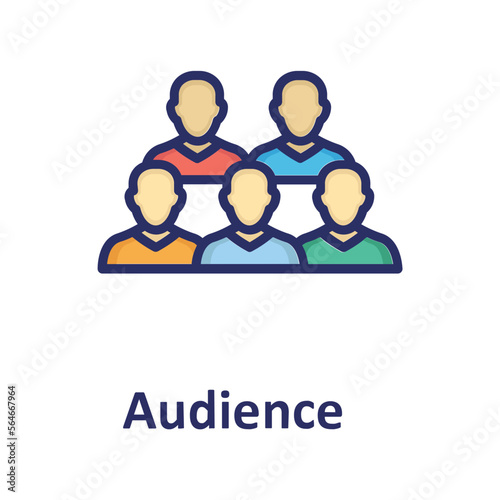 Audience, employees Vector Icon 