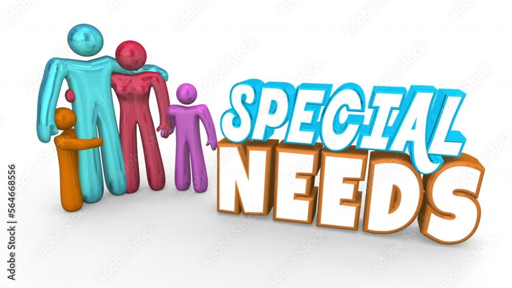 Special Needs Family People Learning Education Therapy Care 3d Animation Special Needs Family People Learning Education Therapy Care 3d Animation