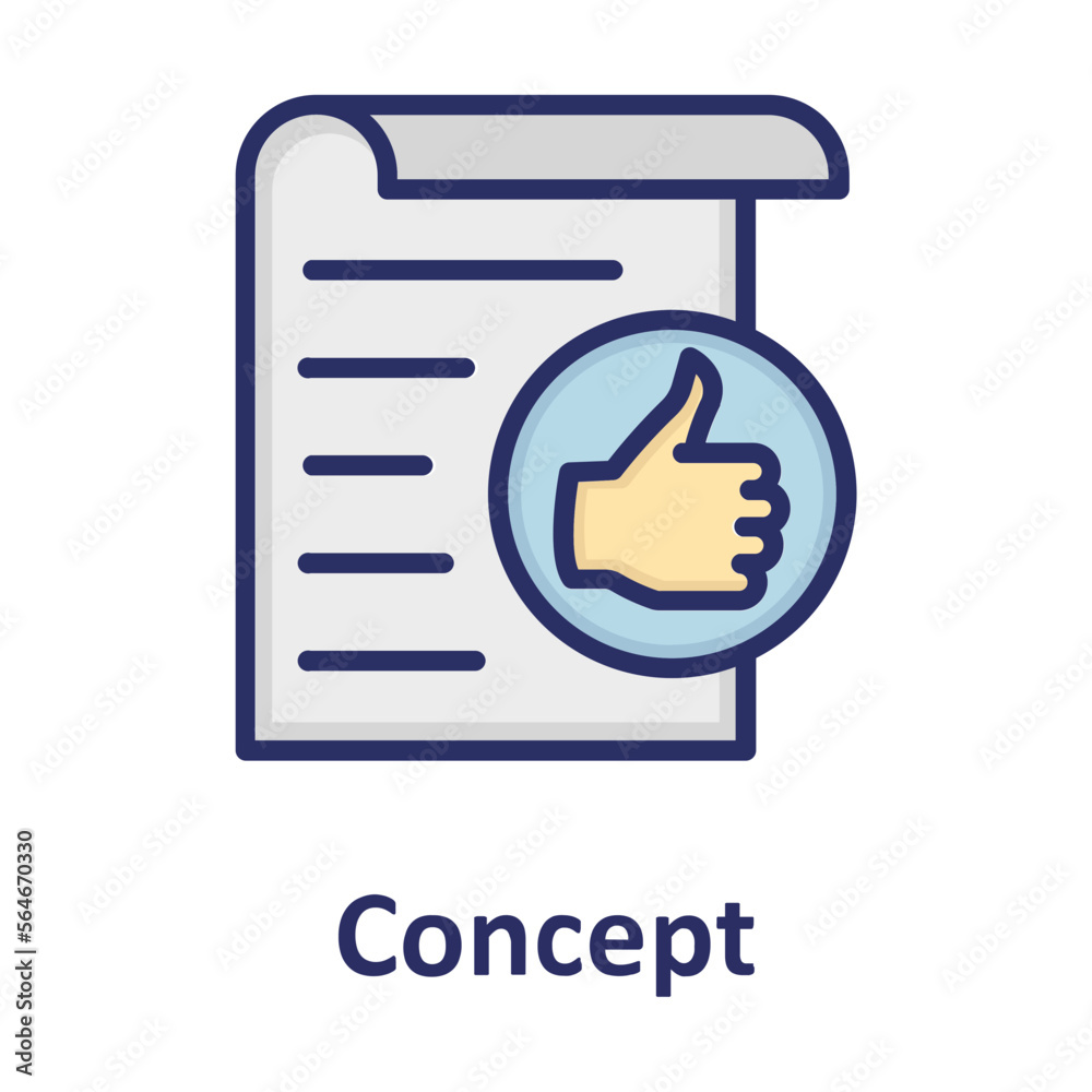 Concept, conception Vector Icon
Concept, conception Vector Icon