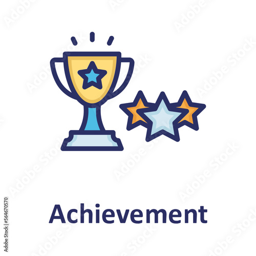 Achievement, loyalty reward Vector Icon
