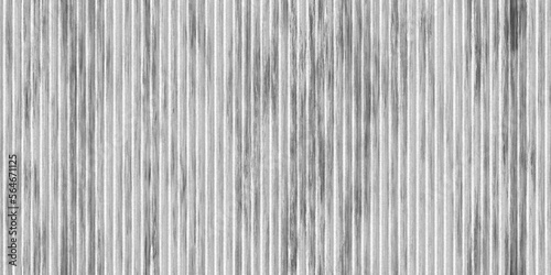 Seamless rusted corrugated sheet metal pattern. Transparent grungy metallic industrial wall panel or roofing background texture overlay, displacement, bump or height map. High resolution 3D rendering.
