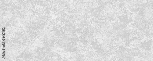 Seamless subtle white plaster wall transparent background texture overlay. Abstract painted stucco or cement grayscale displacement, bump or height map. Simple panoramic banner pattern. 3D rendering.