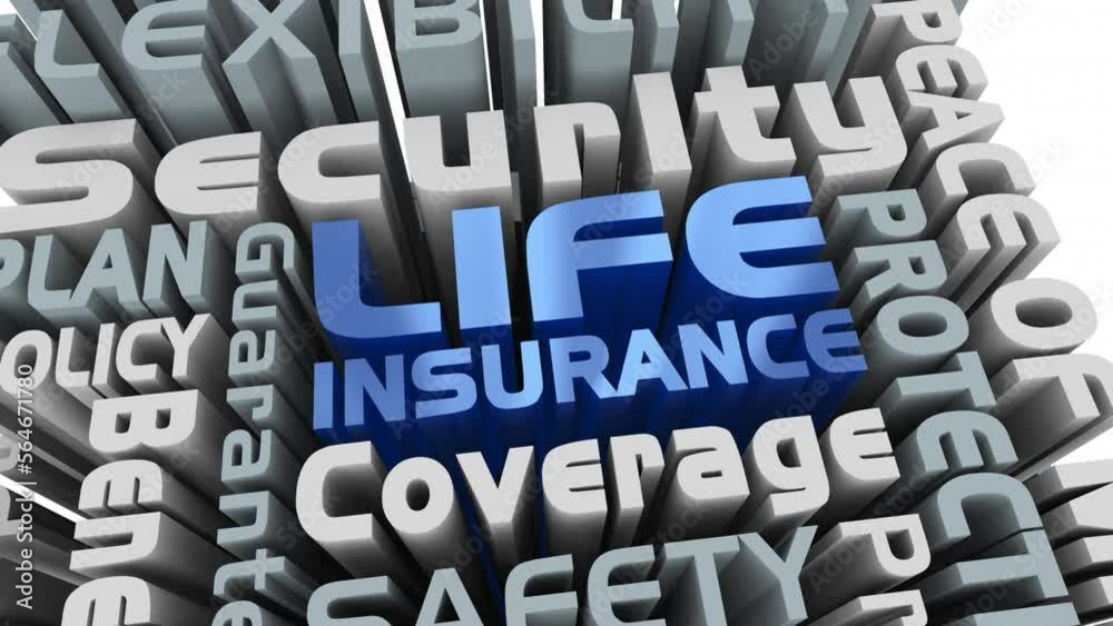 Life Insurance Policy Coverage Protection Security Money Financial 3d Animation Life Insurance Policy Coverage Protection Security Money Financial 3d Animation