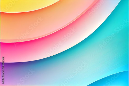 Abstract pastel rainbow colors gradient background, generative AI