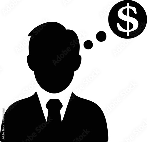 Wallpaper Mural Idea icon symbol illustration vector image, creative bulb design illustration Torontodigital.ca