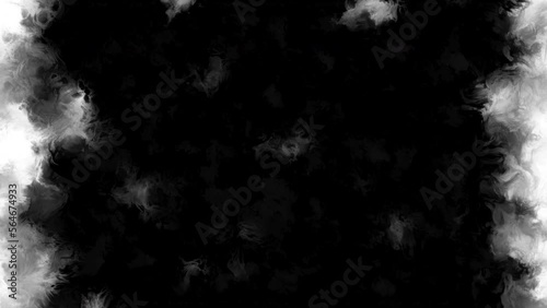 Centered Cloudy Procedural Ink transition Luma matte