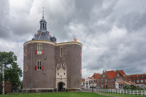 The 'Drommedaris' is the southern gateway of the city Enkhuizen.