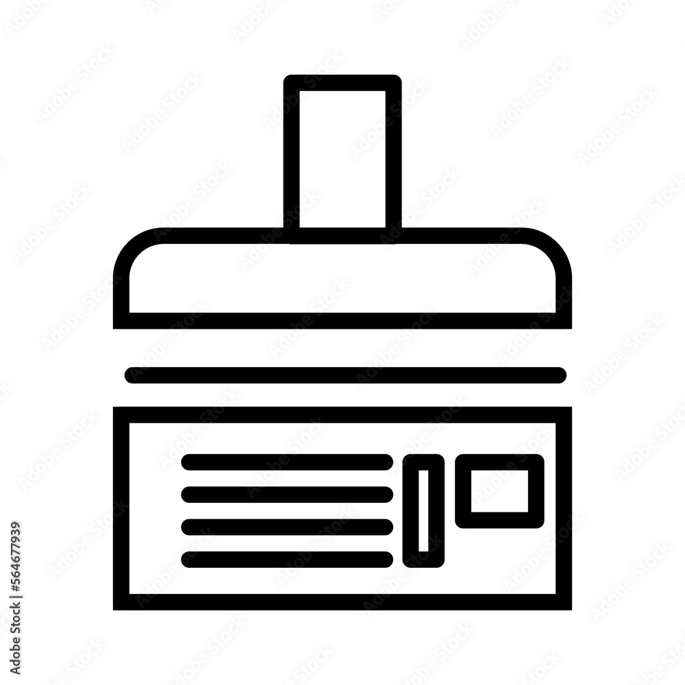 Press machine icon line isolated on white background. Black flat thin icon on modern outline style. Linear symbol and editable stroke. Simple and pixel perfect stroke vector illustration Press machine icon line isolated on white background. Black flat thin icon on modern outline style. Linear symbol and editable stroke. Simple and pixel perfect stroke vector illustration