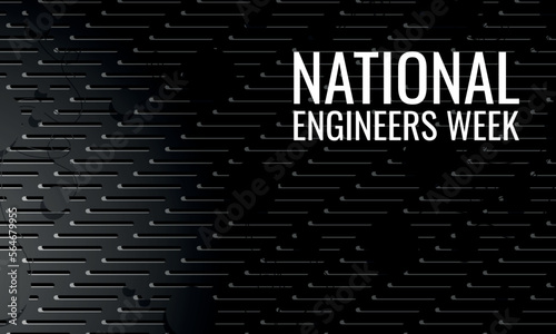 Vector illustration on the theme of National Engineers Week