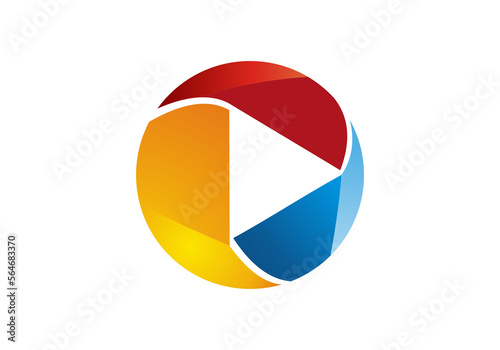 Free Download Logo camera template photography studio, photographer, photo. Company, brand, brand, company, logotype. Clean and modern style - GFXLoad