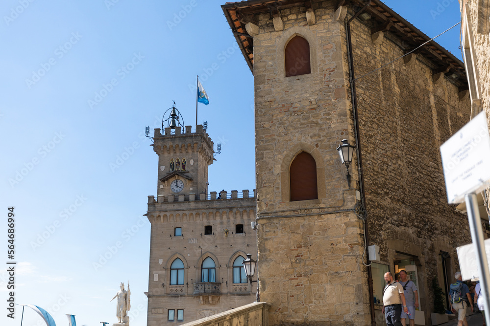 Palazzo Pubblico in the republic San Marino, Italy