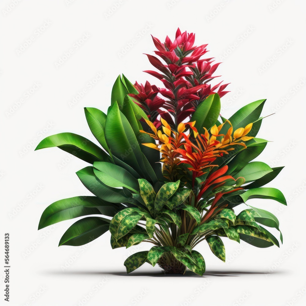 
bouquet of Tulip blossoms floral arrangement isolated on white with background.