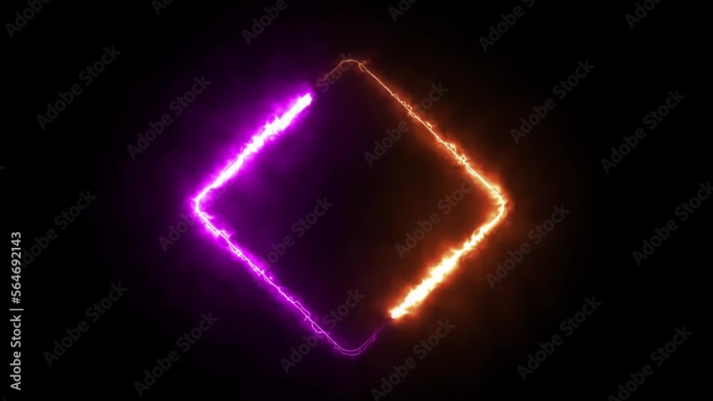 glowing neon sign