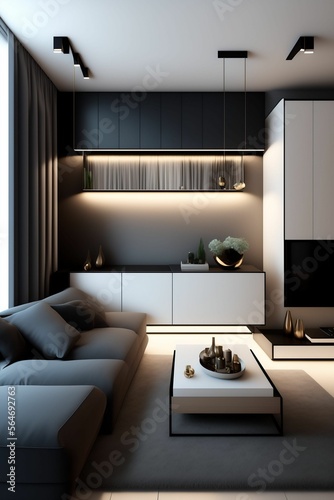 modern living room interior © Made in Sweden