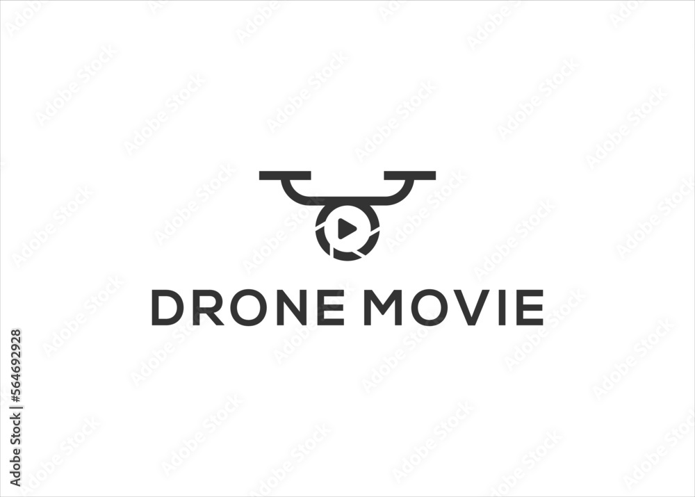 drone logo design vector illustration drone logo design vector illustration