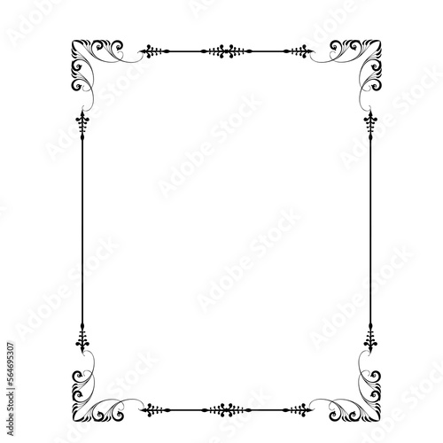 frames in vintage style with elements of ornament, art, pattern, background, texture