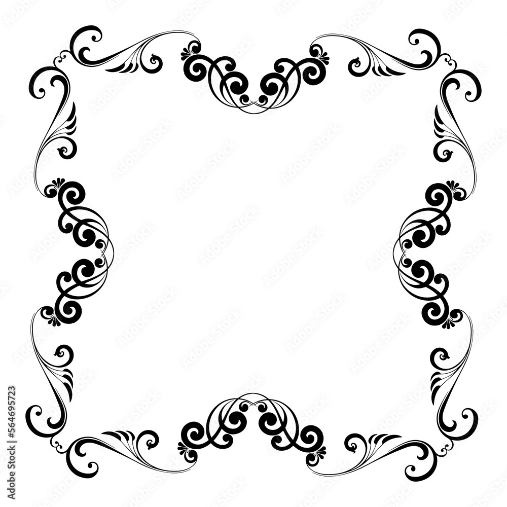 frames in vintage style with elements of ornament, art, pattern, background, texture