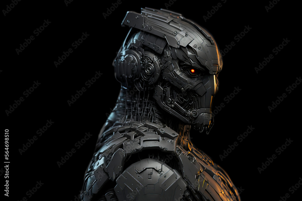 Robots. Soldier Robot hyper realistic. Conceptual project 2025. Futuristic interpretation. Illustration for advertising, cartoons, games, blockbusters, print media. My collection. Generative AI Robots. Soldier Robot hyper realistic. Conceptual project 2025. Futuristic interpretation. Illustration for advertising, cartoons, games, blockbusters, print media. My collection. Generative AI