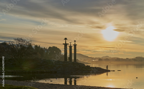 Sverd i fjell (Swords in Rock) memorial, Stavanger, Norway