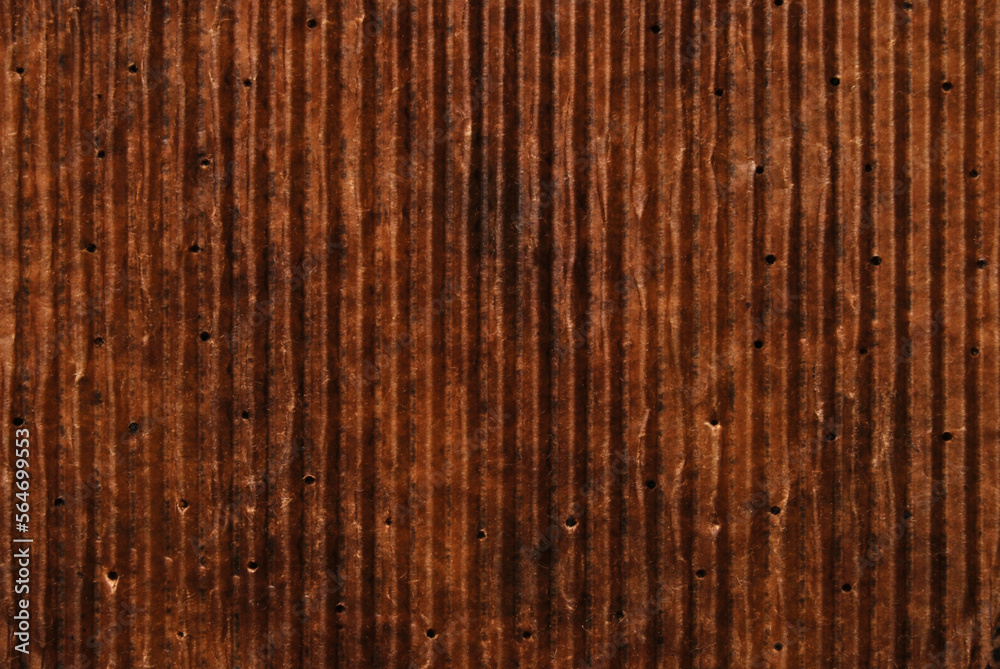 Fototapeta premium Bakery used corrugated cardboard, a sheet of used stained bakery corrugated paper texture