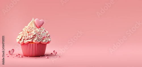 Valentine's Day Banner with...