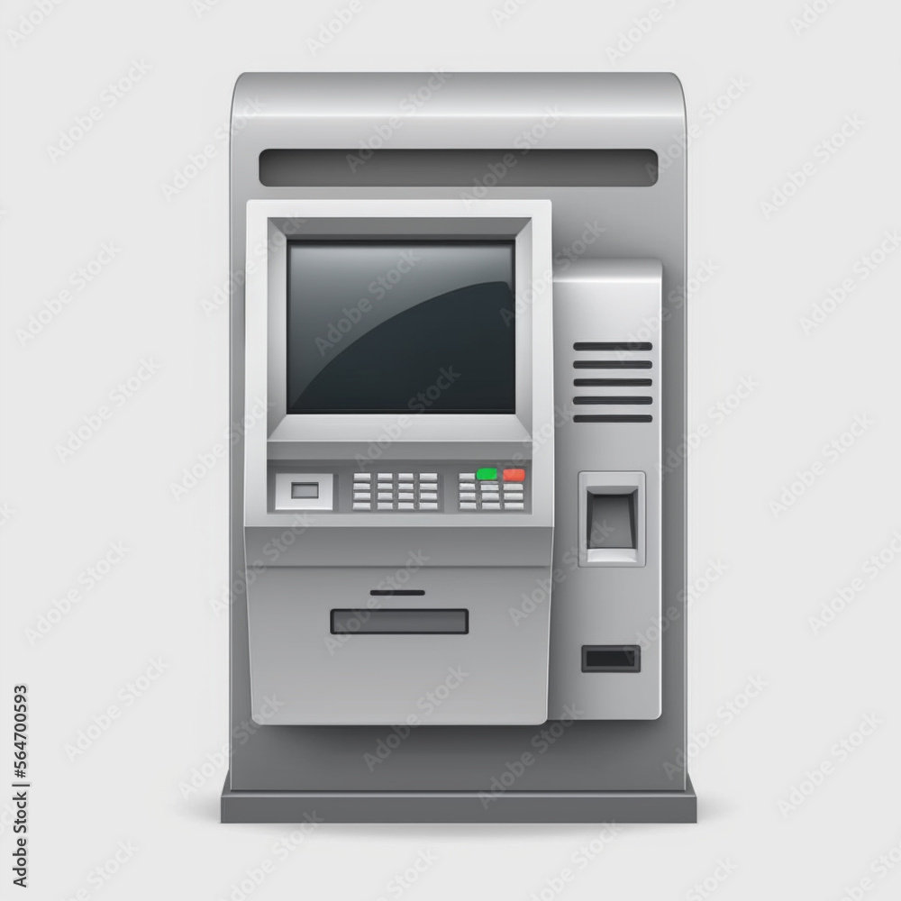 ATM Cash Website Business Vector Design Logo Icon created with generative AI technology ATM Cash Website Business Vector Design Logo Icon created with generative AI technology