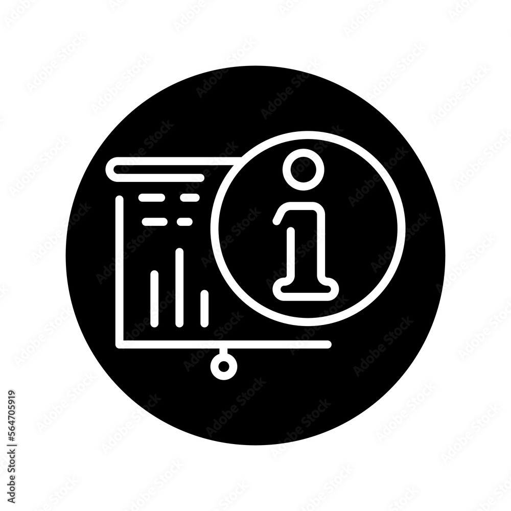 Information line icon. Self development Information line icon. Self development