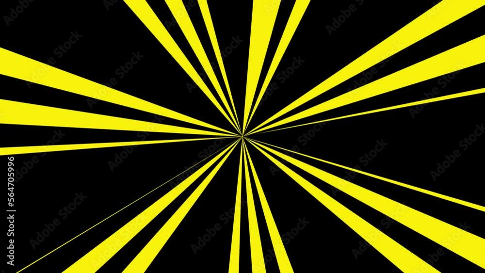 Yellow and Black Sunburst Motion Graphic Background Yellow and Black Sunburst Motion Graphic Background