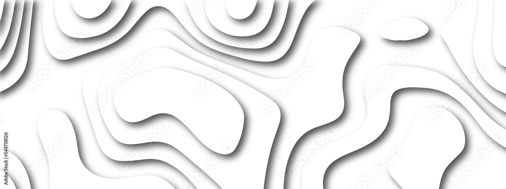 Abstract white papercut design background with overlap layer, 3D papercut background Abstract paper cut slime background. Banner with 3D abstract background. Abstract white papercut design background with overlap layer, 3D papercut background Abstract paper cut slime background. Banner with 3D abstract background.