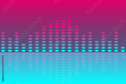Colored modern background in the style of the social network. Digital background. Stream cover. Social media concept. Vector illustration