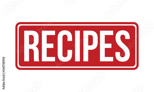 Recipes Rubber Stamp Seal Vector