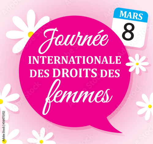 Journée Internationale des droits des Femmes - 8 Mars -v2