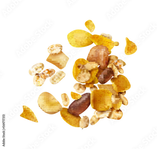 Muesli Granola Mix Composition