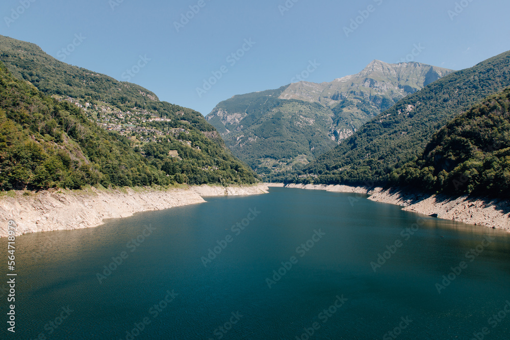 Beautiful Nature of Verzasca Valley in Switzerland